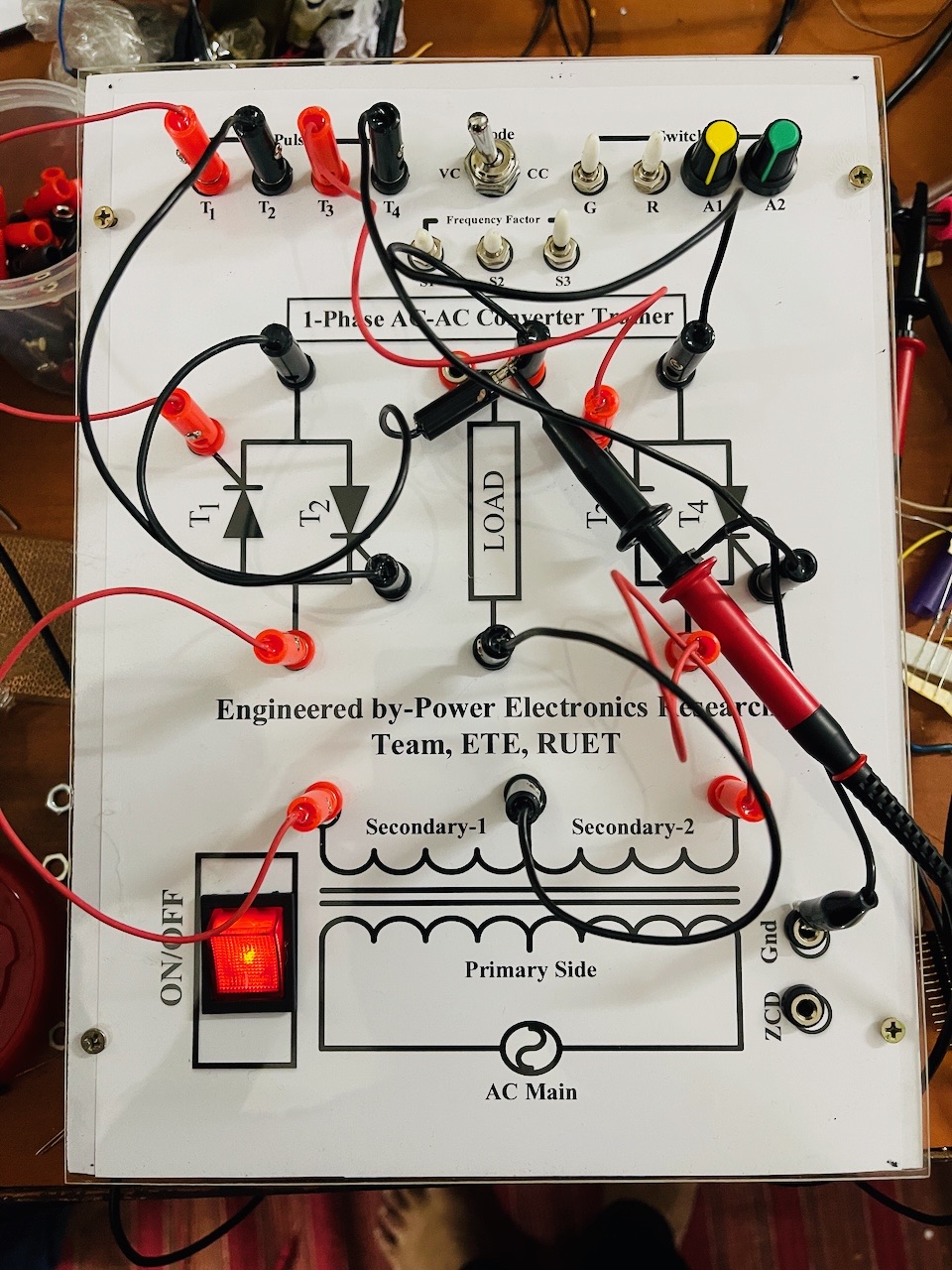 AC-AC Cycloconverter Trainer with SCR